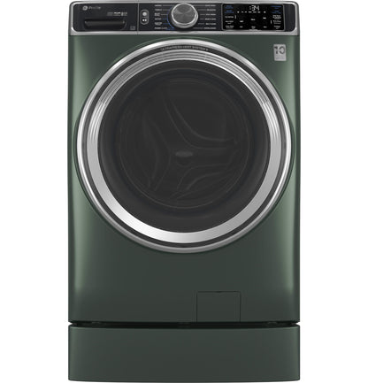 GE APPLIANCES PFW955SPWGN GE Profile™ 5.5 cu. ft. Capacity Smart Front Load ENERGY STAR® Steam Washer with UltraFresh Vent System+ and Smart Wash & Smart Rinse Green - PFW955SPWGN