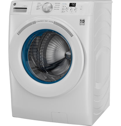 GE APPLIANCES GFW350SSYWW GE® ENERGY STAR® 4.6 cu. ft. Capacity Smart Front Load Washer with UltraFresh Vent System with OdorBlock™ White - GFW350SSYWW