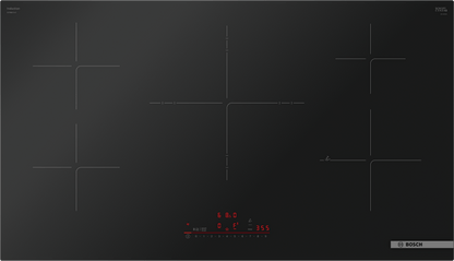 BOSCH NIT8661UC 800 Series, Induction hob, 36'', surface mount without frame Black - NIT8661UC