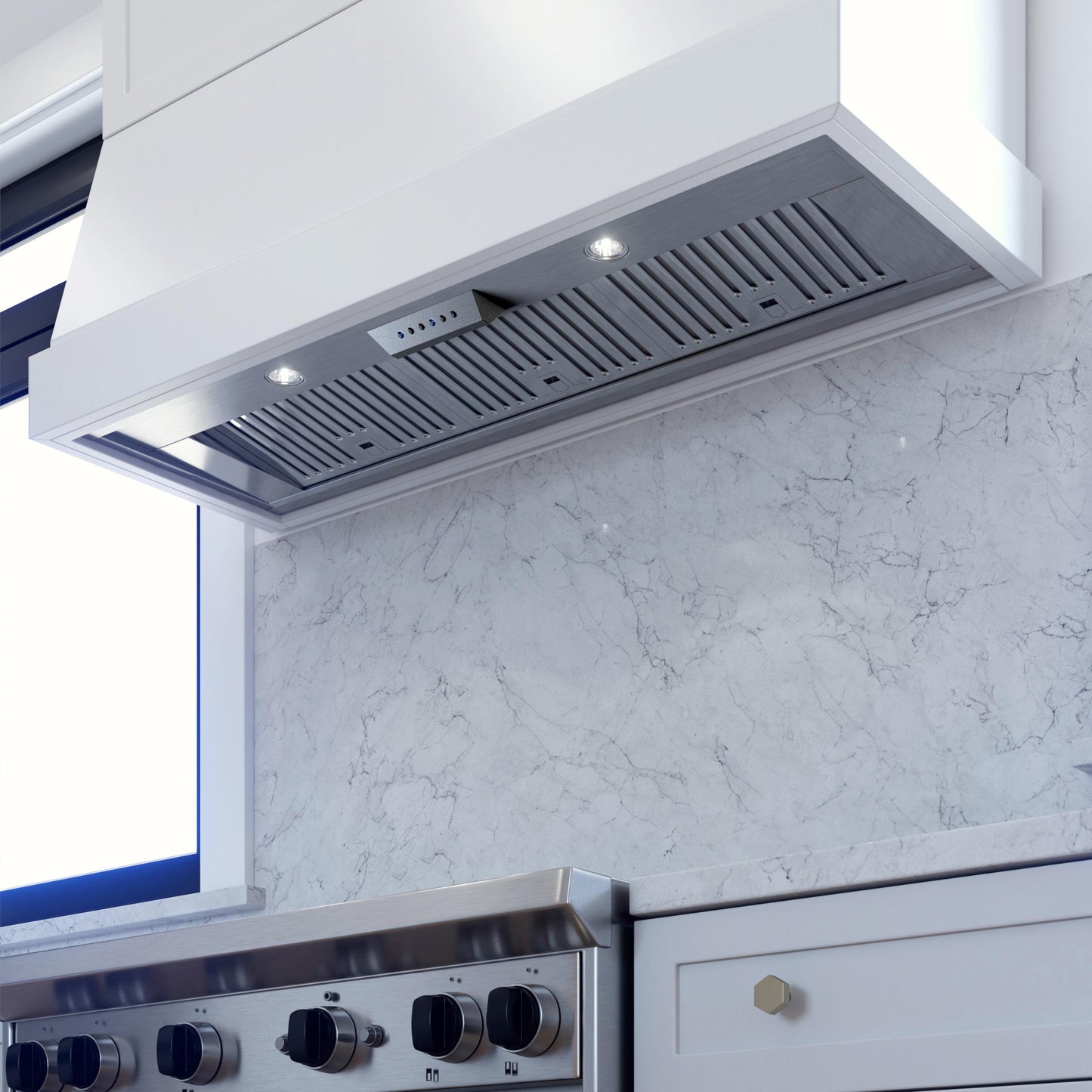 XO APPLIANCE XOI3315KSE 33" 1000 CFM Pro Insert only 15" Deep For Custom Built Hood, in Stainless Steel - XOI3315KSE