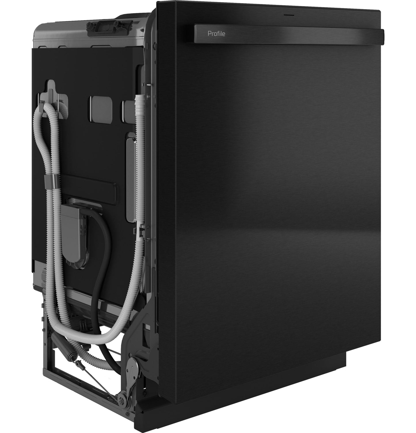 GE APPLIANCES PDT755SBVTS GE Profile™ ENERGY STAR Smart UltraFresh System Dishwasher with Microban™ Antimicrobial Technology with Deep Clean Washing 3rd Rack, 42 dBA Black in Stainless Steel - PDT755SBVTS