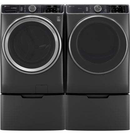 GE APPLIANCES GE Profile 5.5 cu. ft. Capacity Smart Front Load Steam Washer with UltraFresh Vent System+ and Smart Wash & Smart Rinse Gray - PFW955SPWDS
