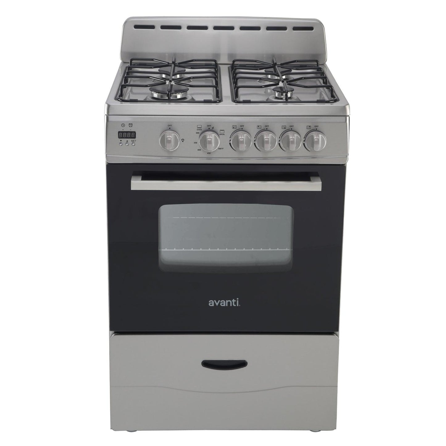 AVANTI Avanti 24" Gas Range - Black - GR2415CB