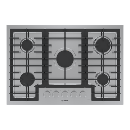 BOSCH NGM5059UC 500 Series, Gas hob, 30'' in Stainless Steel - NGM5059UC