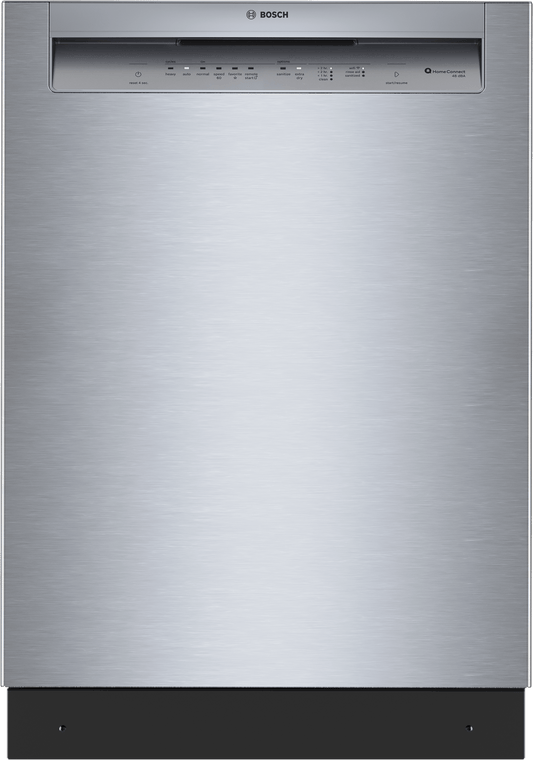 BOSCH SHE43DM5N 300 Recessed Handle, 48 dBA, Standard 3rd Rack, PureDry - SS in Stainless Steel - SHE43DM5N