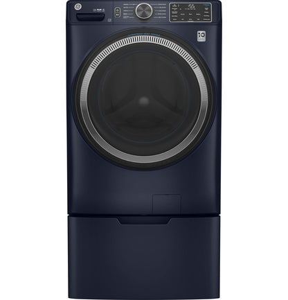 GE APPLIANCES GFW550SPRRS GE® ENERGY STAR® 4.8 cu. ft. Capacity Smart Front Load Washer with UltraFresh Vent System with OdorBlock™ and Sanitize w/Oxi Blue - GFW550SPRRS