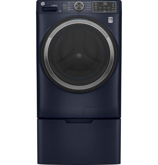 GE APPLIANCES GFW550SPRRS GE® ENERGY STAR® 4.8 cu. ft. Capacity Smart Front Load Washer with UltraFresh Vent System with OdorBlock™ and Sanitize w/Oxi Blue - GFW550SPRRS