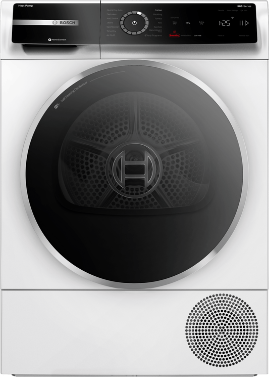 BOSCH WQB245B0UC 500 Series, heat pump dryerin White - WQB245B0UC