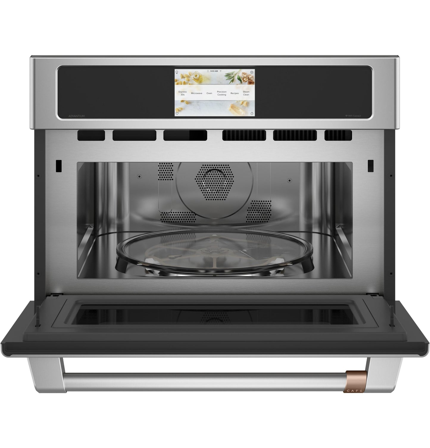 CAFE  27" Custom Speed Cook Oven with 120V Advantium Technology in Stainless Steel - CSB912P2VS1