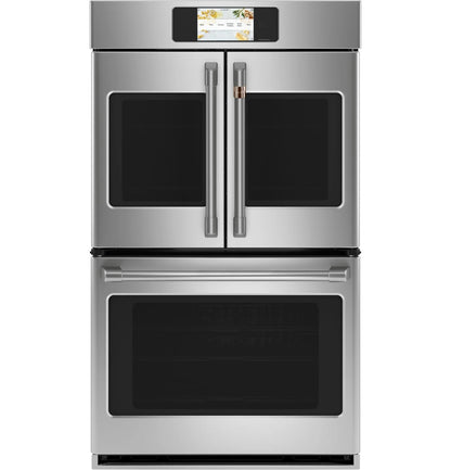 CAFE  CAFéProfessional Series 30" Smart Built-In Convection French-Door Double Wall Oven in Stainless Steel - CTD90FP2NS1