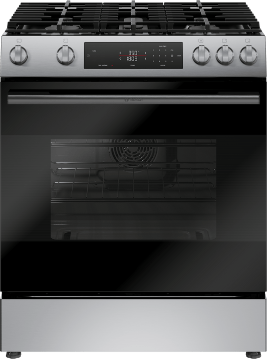 BOSCH HGF1050MUC 100 Series, Freestanding gas cooker in Stainless Steel - HGF1050MUC