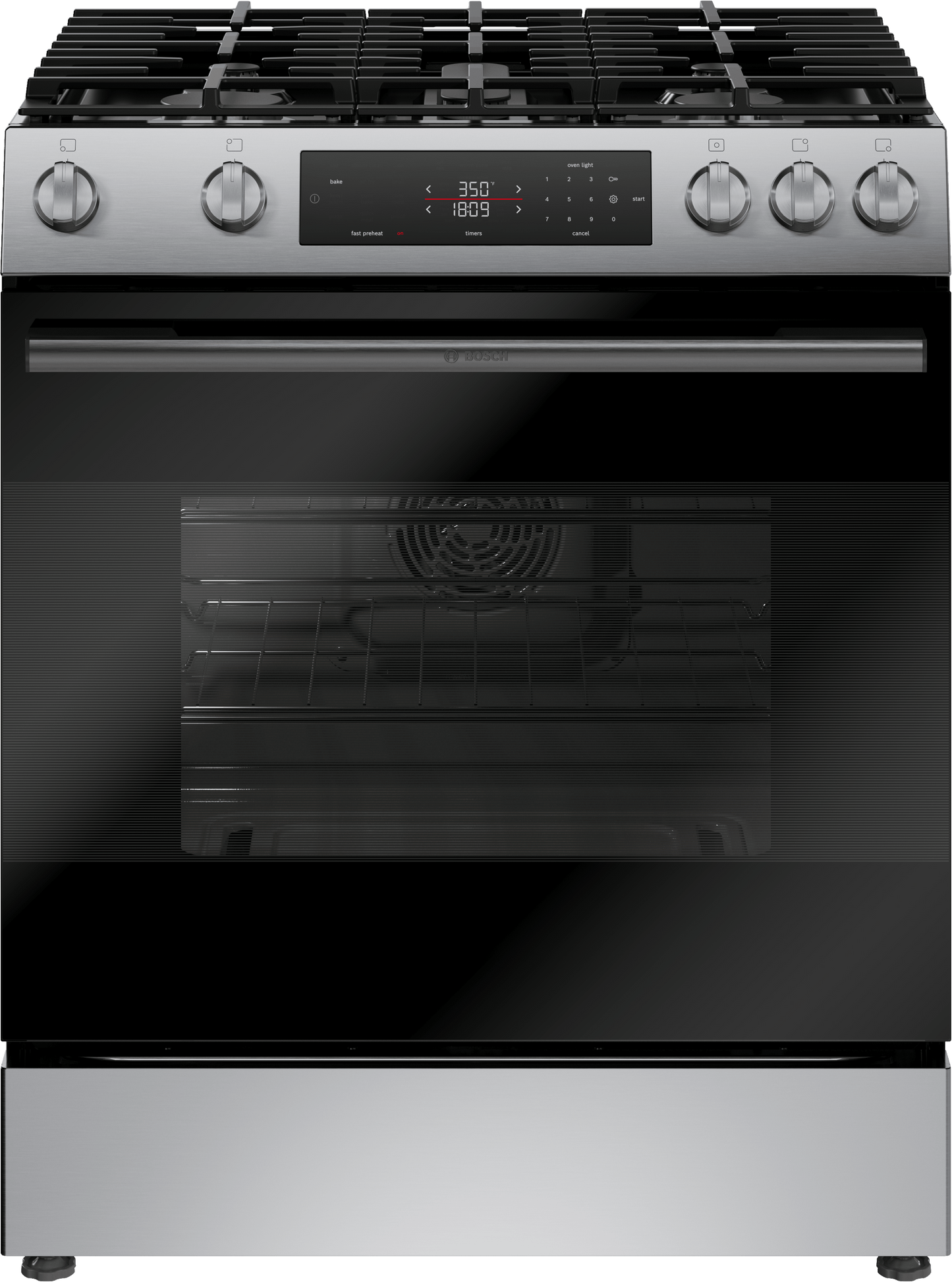 BOSCH HGF1050MUC 100 Series, Freestanding gas cooker in Stainless Steel - HGF1050MUC