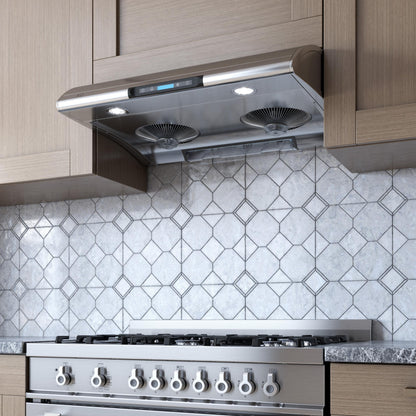 XO APPLIANCE XOA36W 550 CFM 36" Filter Free Under Cabinet Range Hood White - XOA36W