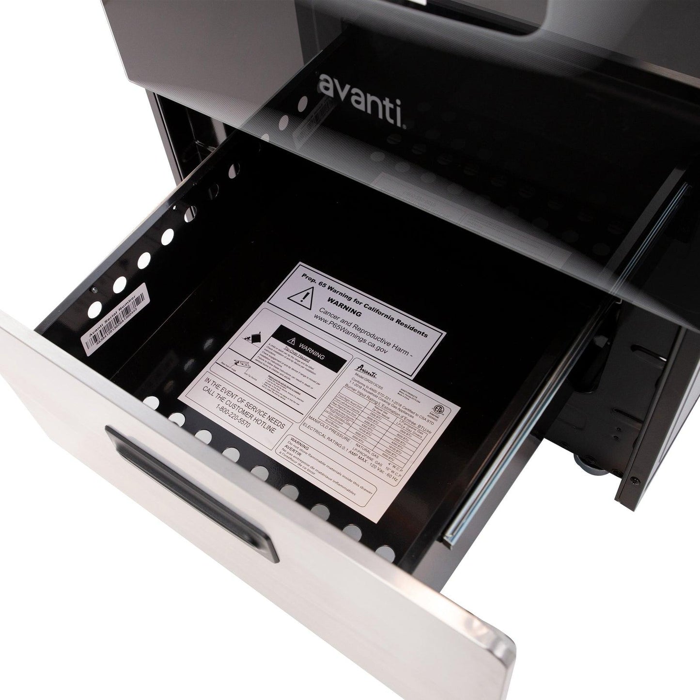 AVANTI GR2013CSS Avanti 20" Gas Range - in Stainless Steel - GR2013CSS