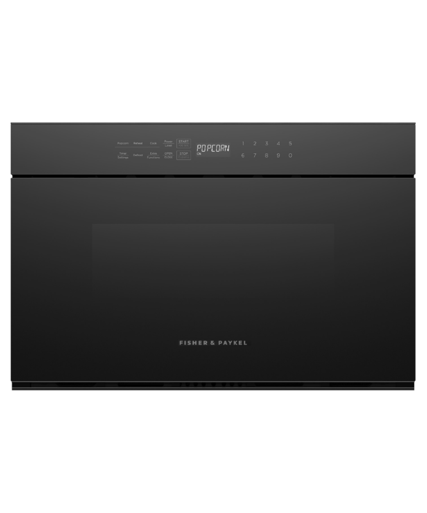 FISHER & PAYKEL OMD24SDB1 24" Series 7 Contemporary Microwave Drawer Black - OMD24SDB1