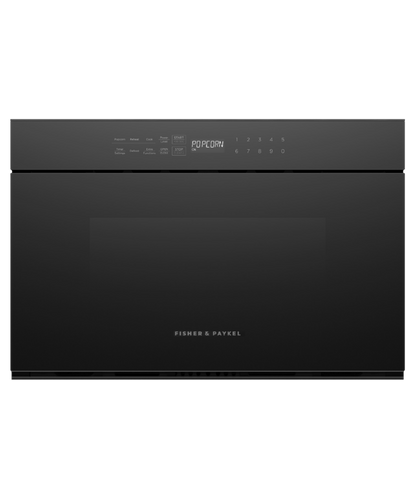 FISHER & PAYKEL OMD24SDB1 24" Series 7 Contemporary Microwave Drawer Black - OMD24SDB1