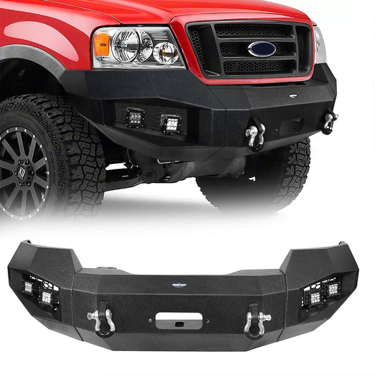 Hooke Road HR Front Bumper (04-08 Ford F-150) - HE.8000A+HE.8000B