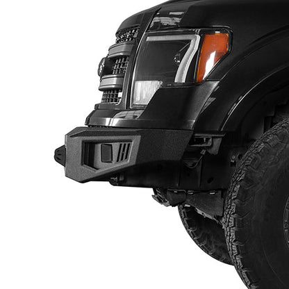 Hooke Road Full-Width Front Bumper & Rear Bumper Back Bumper(09-14 Ford F-150, Excluding Raptor)