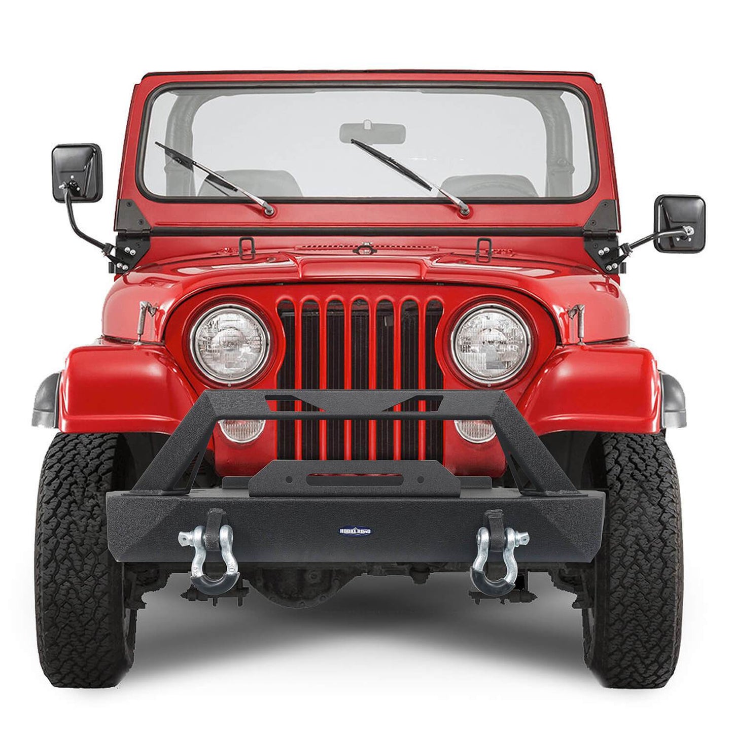 Hooke Road Front Bumper & Rear Bumper (76-86 Jeep Wrangler CJ5&CJ7) - HE.9015&HE.9016
