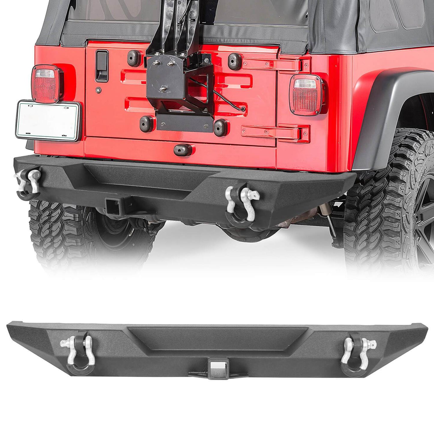 Hooke Road Front Bumper & Rear Bumper (76-86 Jeep Wrangler CJ5&CJ7) - HE.9015&HE.9016