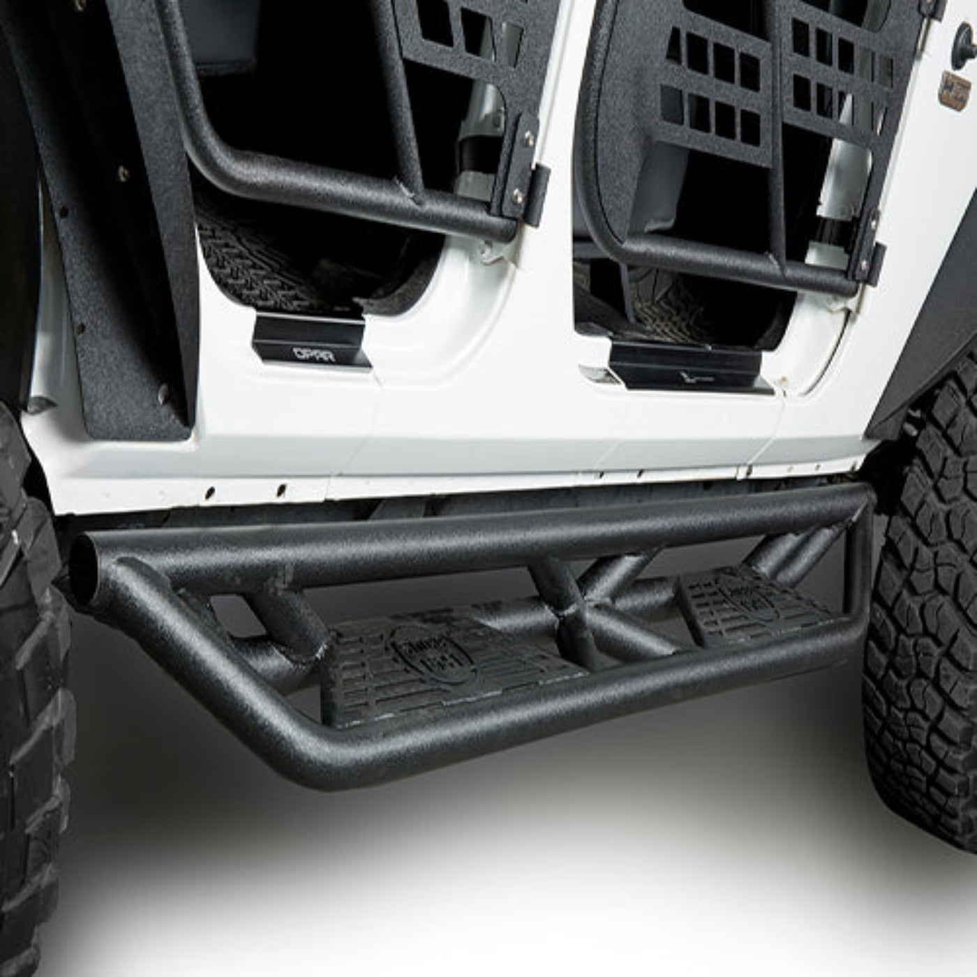 Hooke Road Front Bumper / Rear Bumper / Side Steps(07-18 Jeep Wrangler JK) - HE.2013+HE.3018-1+HE.2030