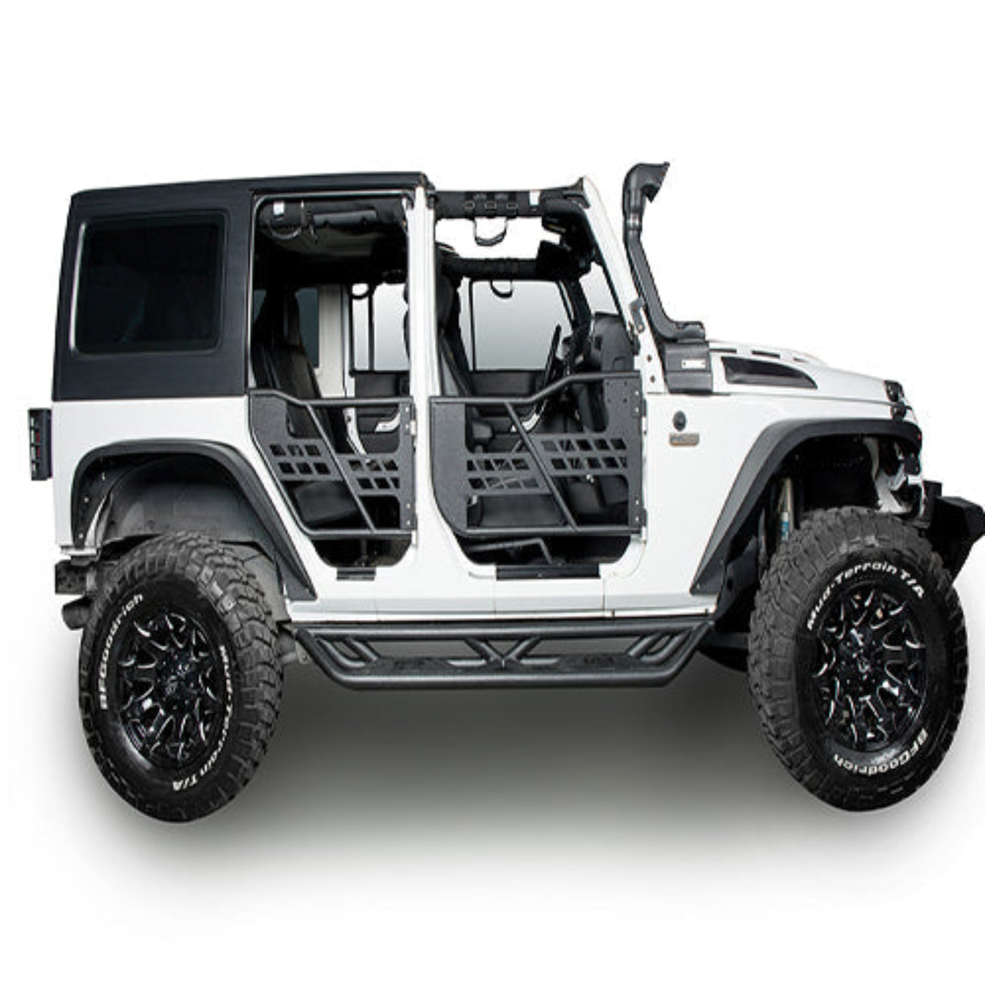 Hooke Road Front Bumper / Rear Bumper / Side Steps(07-18 Jeep Wrangler JK) - HE.2013+HE.3018-1+HE.2030