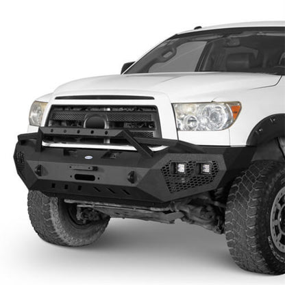 Hooke Road Front Bumper w/Hoop & Rear Bumper(07-13 Toyota Tundra) - HE.5200A&HE.5200B&HE.5201