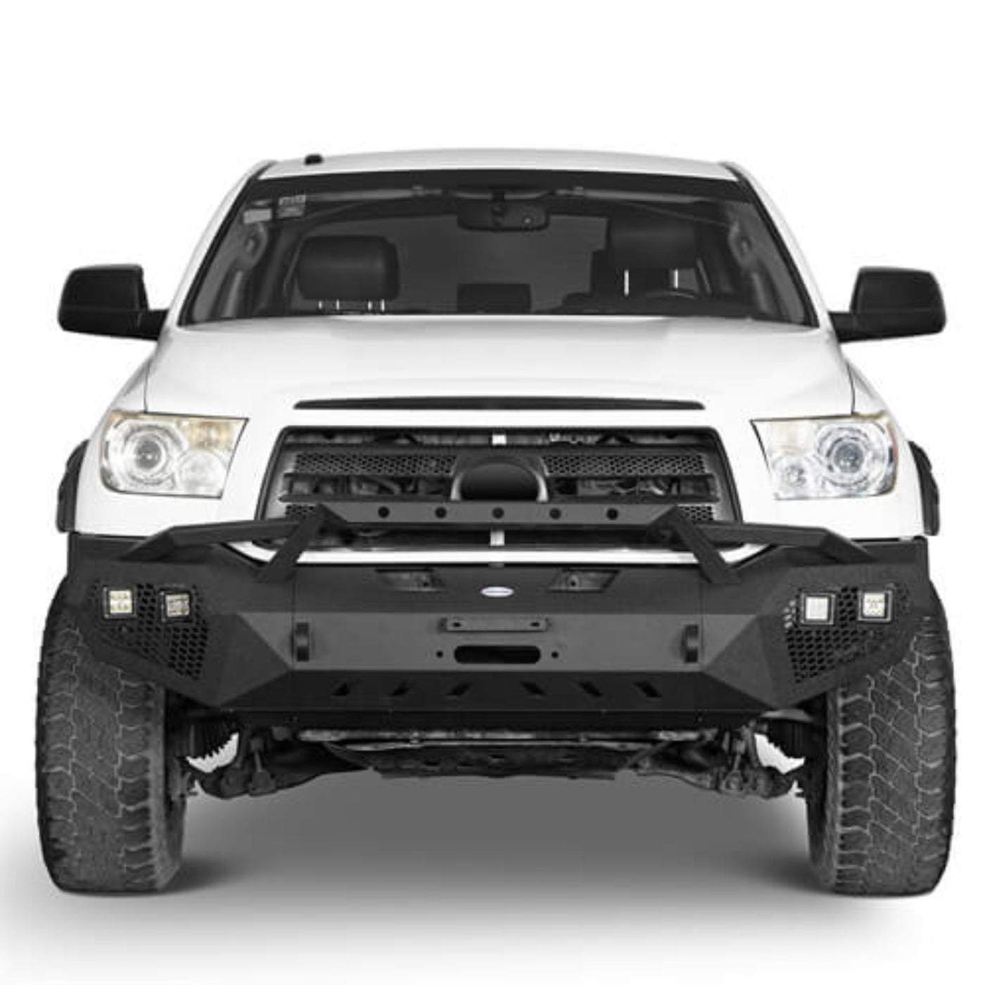 Hooke Road Front Bumper w/Hoop & Rear Bumper(07-13 Toyota Tundra) - HE.5200A&HE.5200B&HE.5201
