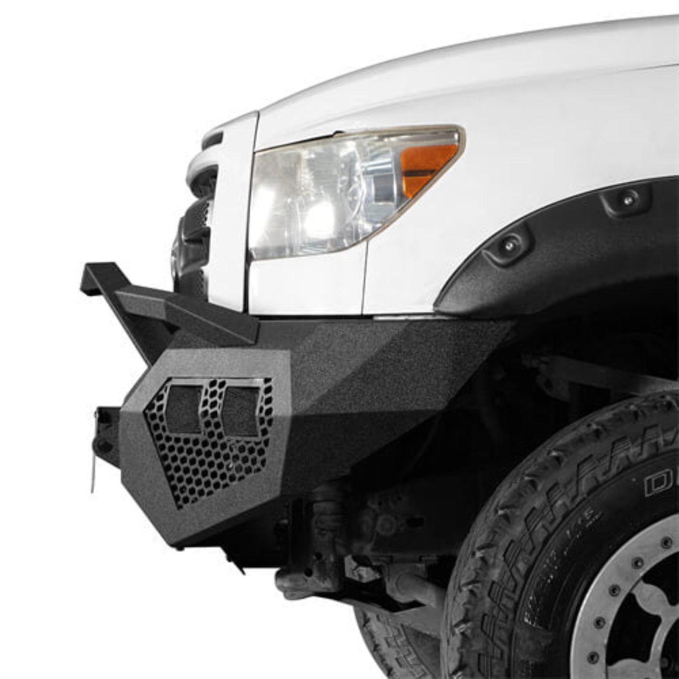Hooke Road Front Bumper w/Hoop & Rear Bumper(07-13 Toyota Tundra) - HE.5200A&HE.5200B&HE.5201