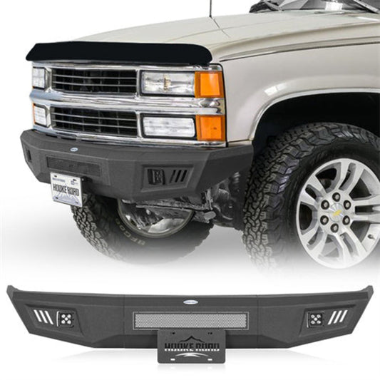 HR Guardian Front Bumper w/LED Spotlights (88-98 Chevy C/K 1500 2500 3500 & GMC Sierra 1500 2500 3500) - HE.9082