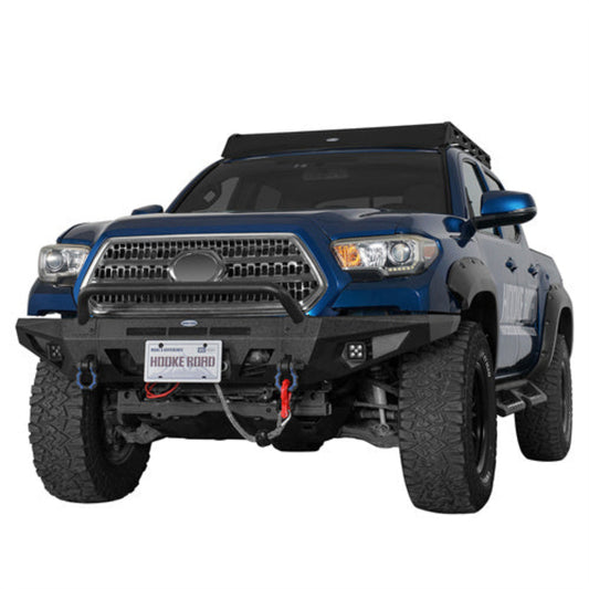 Front Bumper w/ Winch Plate (16-23 Toyota Tacoma) - Hooke Road - HE.4233-S