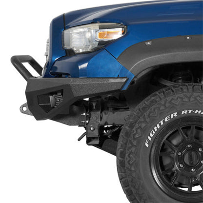 Front Bumper w/ Winch Plate (16-23 Toyota Tacoma) - Hooke Road - HE.4233-S