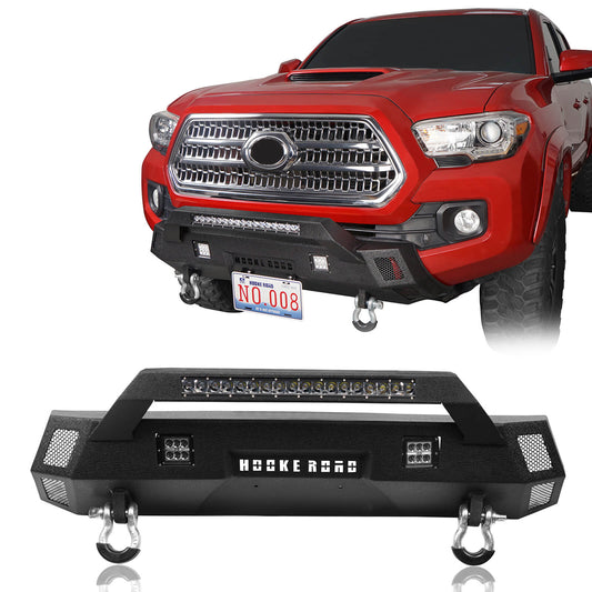 Hooke Road Front & Rear Bumpers Combo(16-23 Toyota Tacoma 3rd Gen) - HE.4202&HE.4200-1