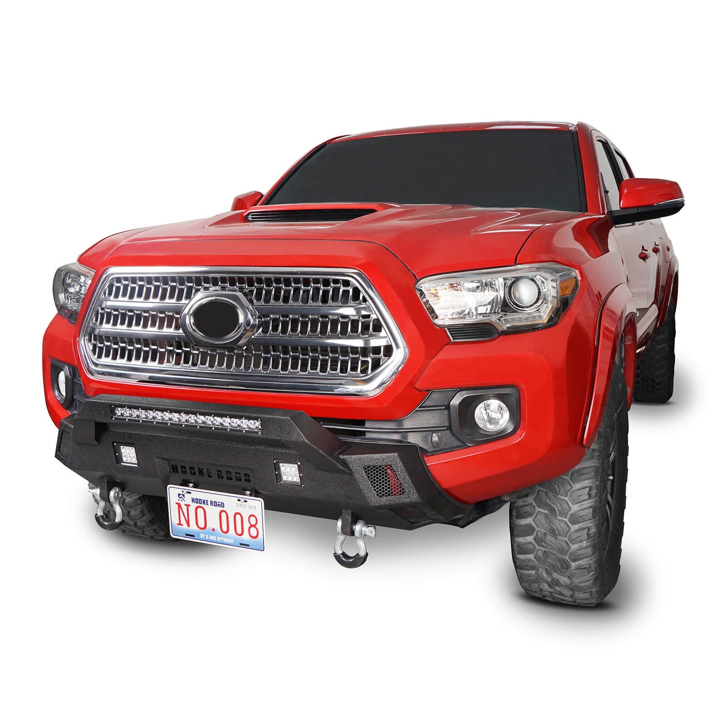 Hooke Road Front & Rear Bumpers Combo(16-23 Toyota Tacoma 3rd Gen) - HE.4202&HE.4200-1