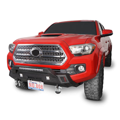 Hooke Road Front & Rear Bumpers Combo(16-23 Toyota Tacoma 3rd Gen) - HE.4202&HE.4200-1