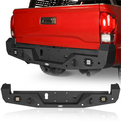 Hooke Road Front & Rear Bumpers Combo(16-23 Toyota Tacoma 3rd Gen) - HE.4203&HE.4200-1