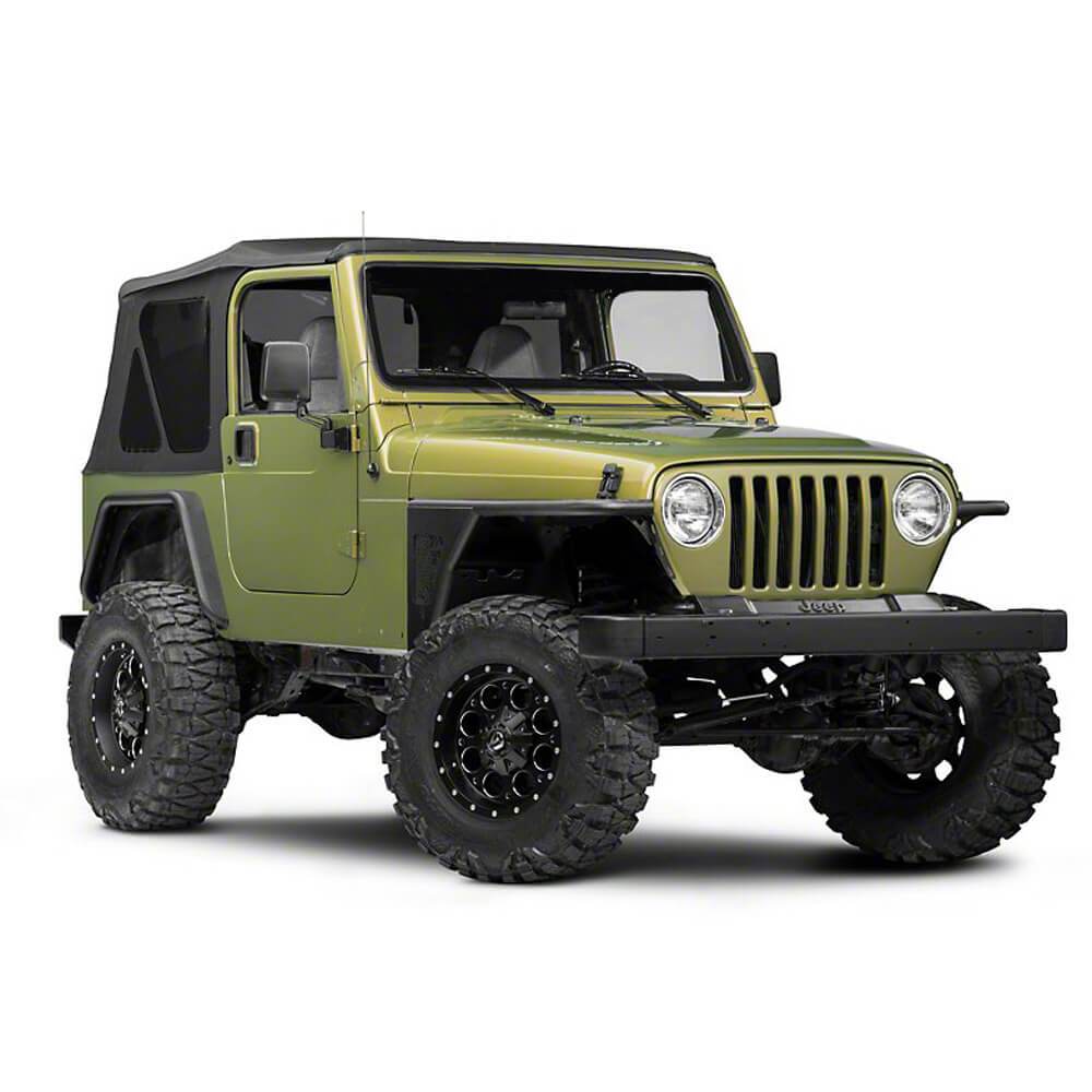 Hooke Road Front & Rear Fender Flares Tubular Fenders(97-06 Jeep Wrangler TJ) - HE.1003&HE.1024