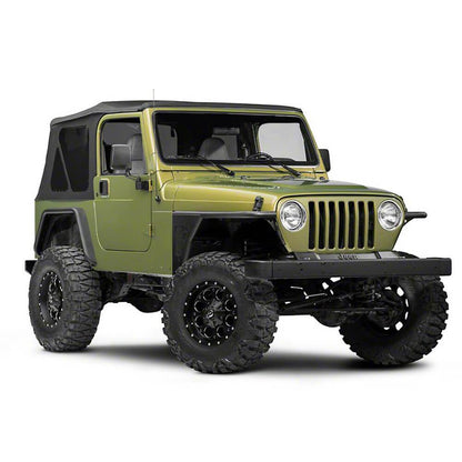 Hooke Road Front & Rear Fender Flares Tubular Fenders(97-06 Jeep Wrangler TJ) - HE.1003&HE.1024