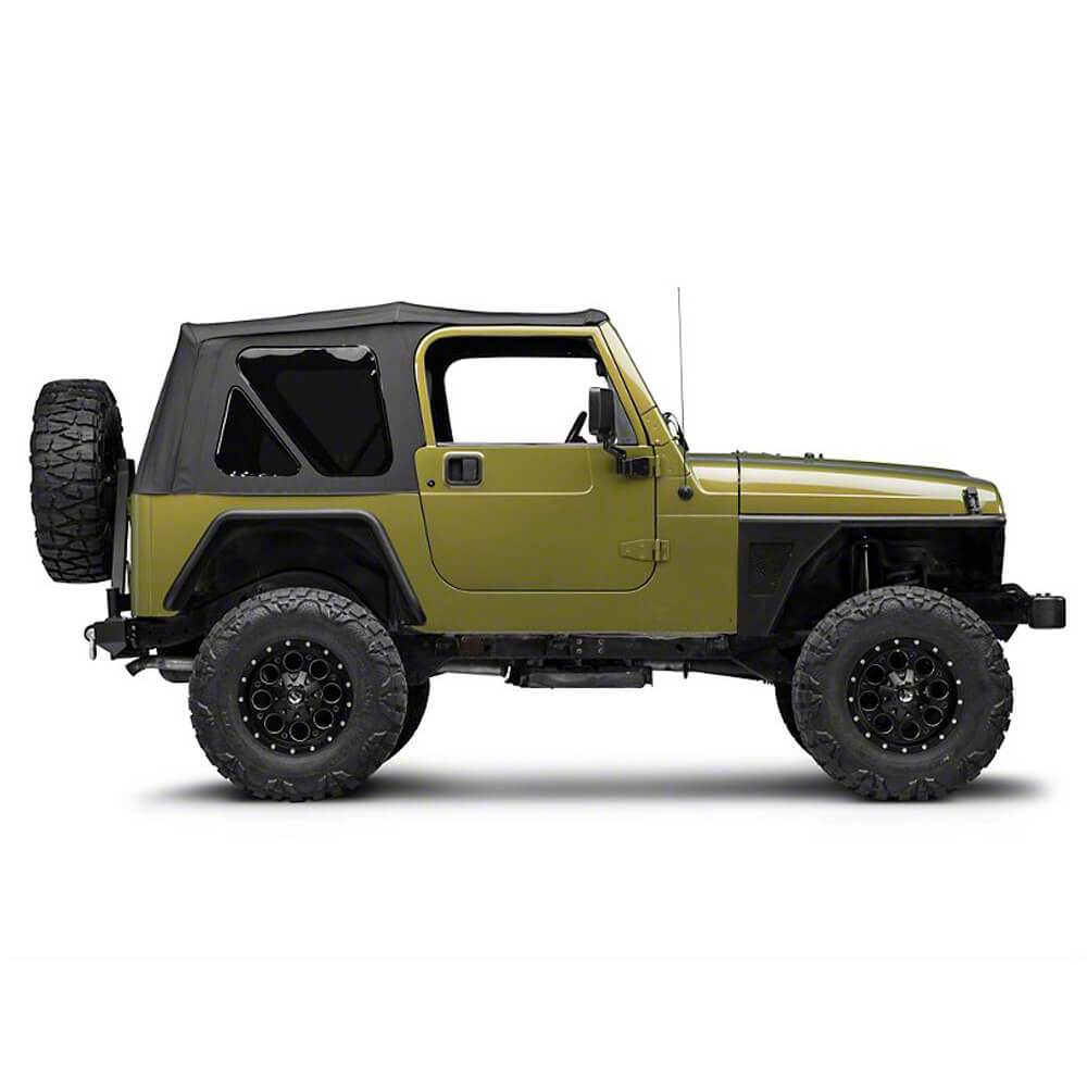 Hooke Road Front & Rear Fender Flares Tubular Fenders(97-06 Jeep Wrangler TJ) - HE.1003&HE.1024