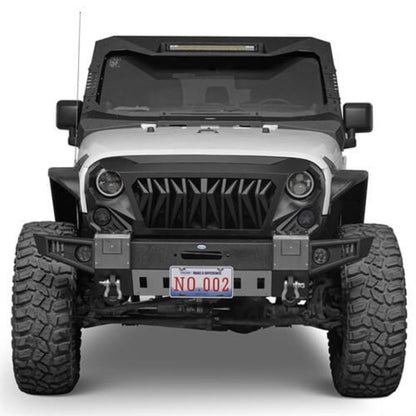Front & Rear Tube Fender Flares Kit For 2007-2018 Jeep Wrangler JK - Hooke Road - HE.2086