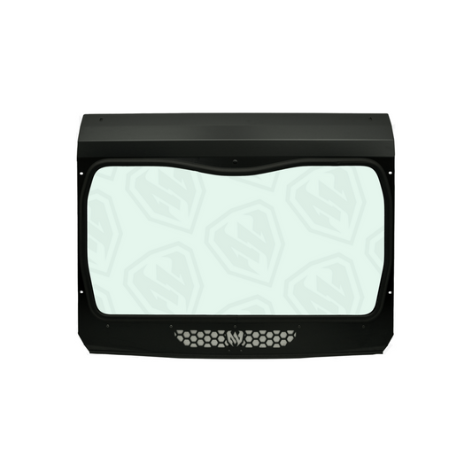Moto Armor Can Am Commander / Maverick Full Glass Windshield - MA-COM-WS-GLS-BLK-Y