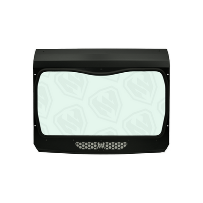 Moto Armor Can Am Commander / Maverick Full Glass Windshield - MA-COM-WS-GLS-BLK-Y