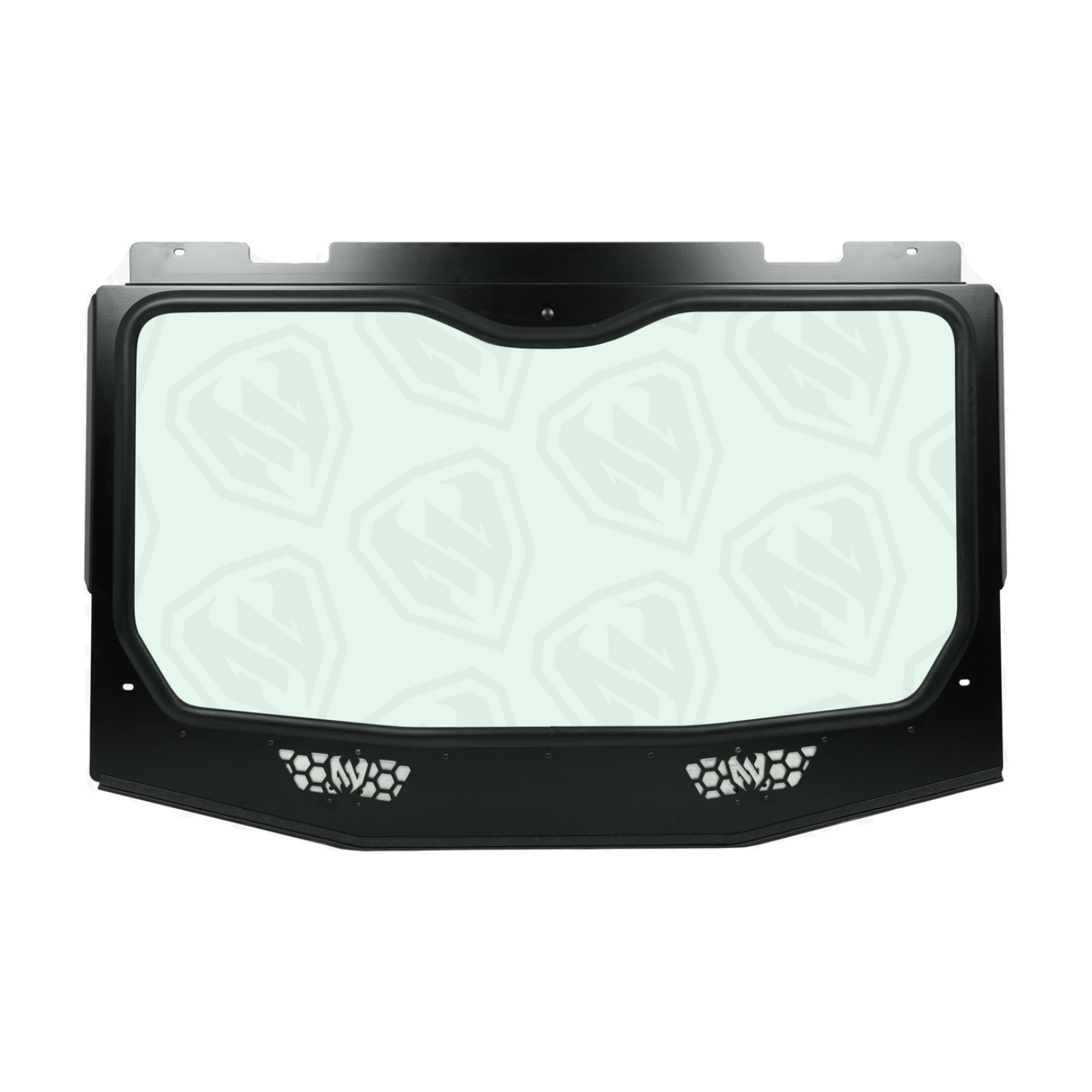 Moto Armor Polaris RZR XP Full Glass Windshield - MA-RZXP-WS-GLS-BLK-Y