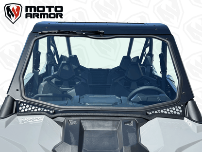 Moto Armor Polaris RZR Pro Max Visibility Full Glass Windshield - MA-RZPRO-MAX-WS-GLS-BLK-Y