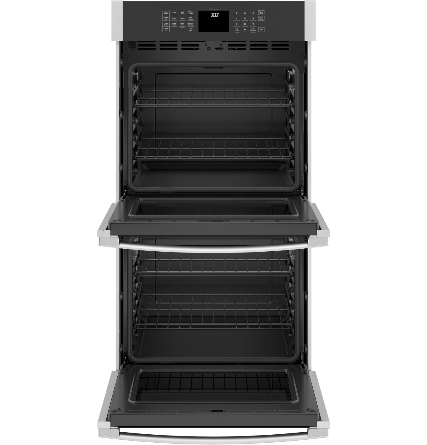 GE APPLIANCES 27" Smart Built-In Double Wall Oven in Stainless Steel - JKD3000SNSS