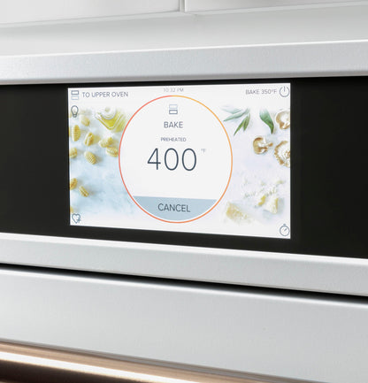 CAFE CTD90DP4NW2 CAFé Professional Series 30" Smart Built-In Convection Double Wall Oven in White - CTD90DP4NW2