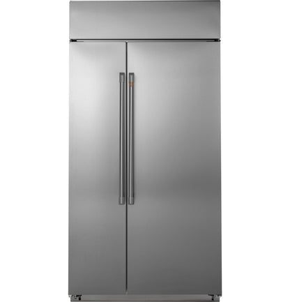 CAFE CSB48WP2NS1 CAFé 48" Smart Built-In Side-by-Side Refrigerator in Stainless Steel - CSB48WP2NS1