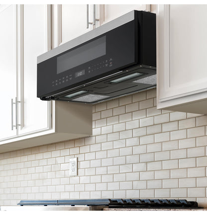 CAFE UVM9125STSS 1.2 Cu. Ft. Over-the-Range Low Profile Sensor Microwave Oven in Stainless Steel - UVM9125STSS