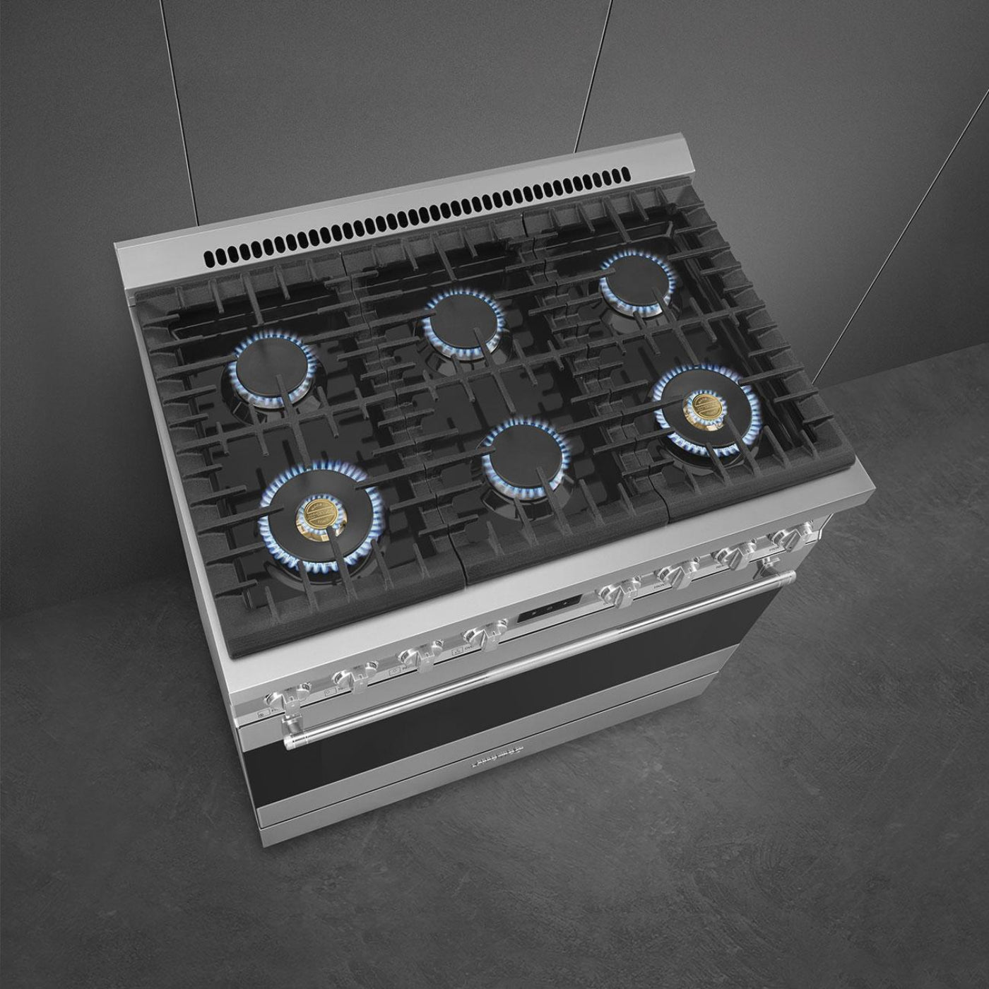 SMEG SPR36UGGX Range Stainless steel SPR36UGGX in Stainless Steel Look - SPR36UGGX