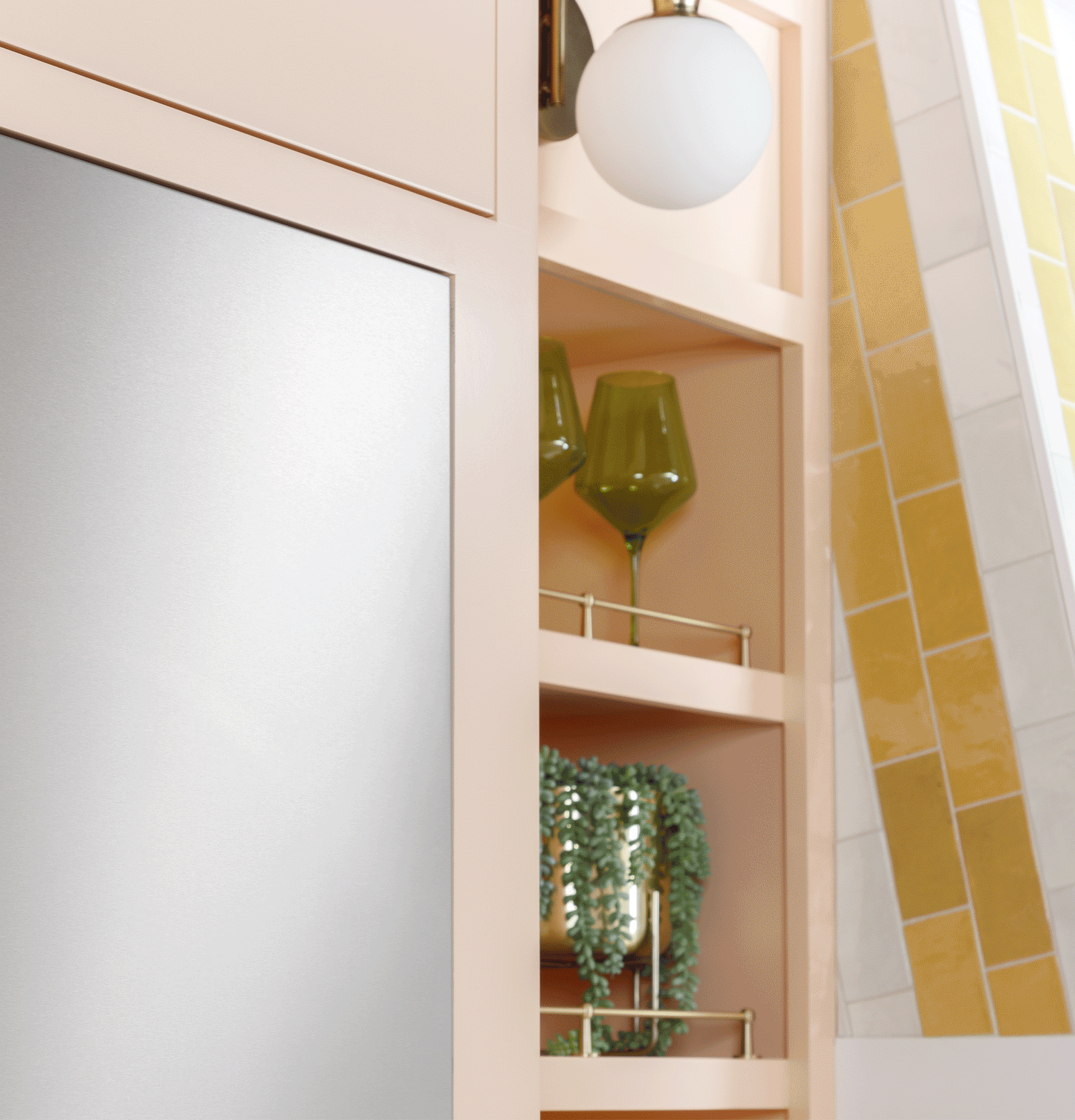 CAFE CIC36LP2VS1 CAFé 36" Integrated Bottom-Freezer Refrigerator in Stainless Steel - CIC36LP2VS1